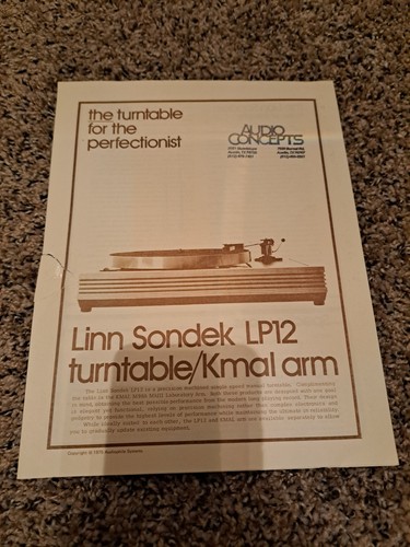 Original vintage linn - original, sondek