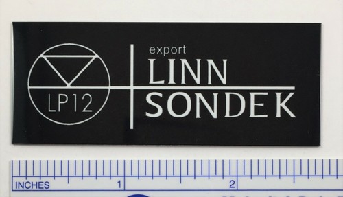 Linn sondek turntable badge - linn,